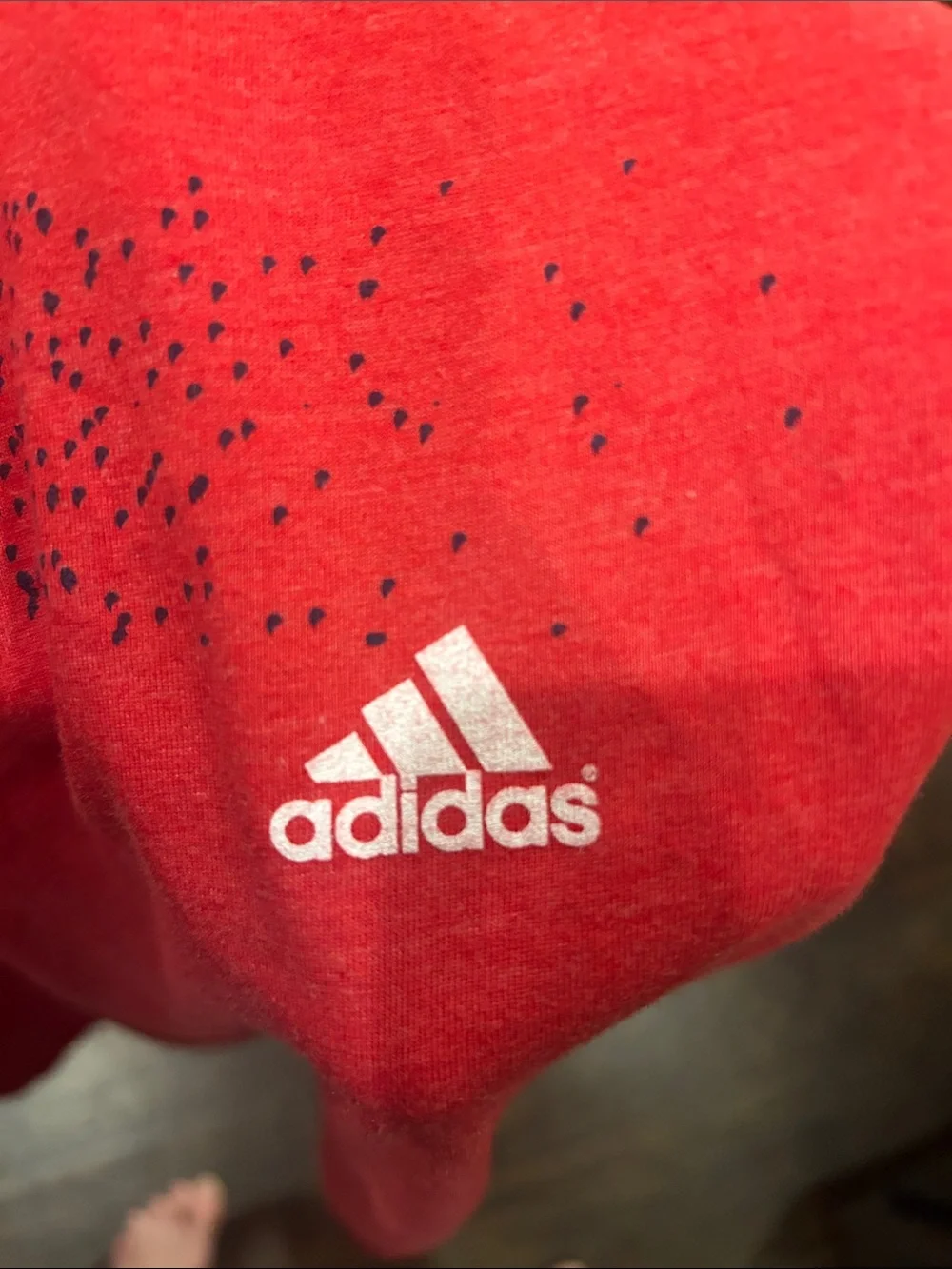 Adidas Red USA Golf Graphic Short Sleeve Tee XL